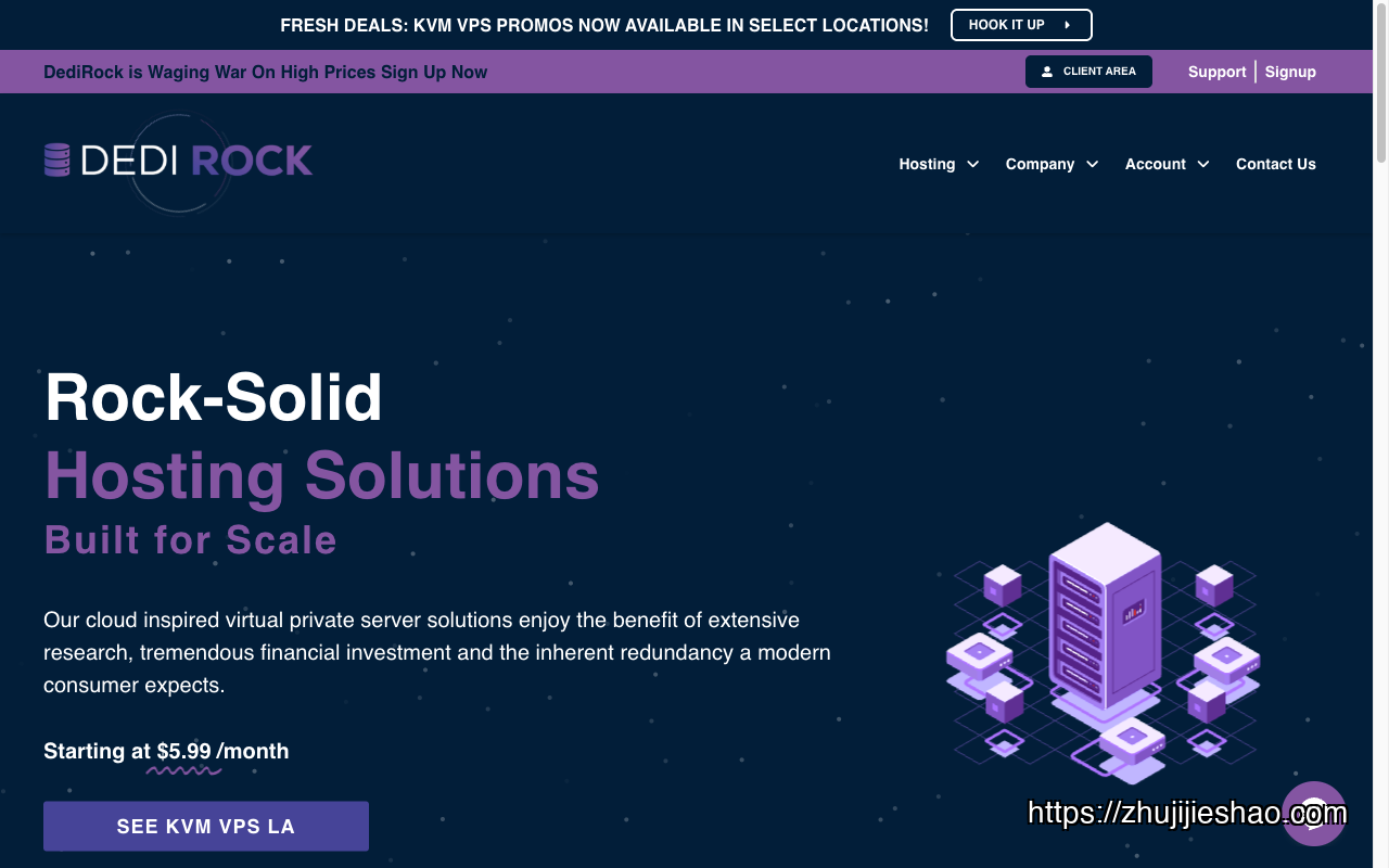 dedirock homepage