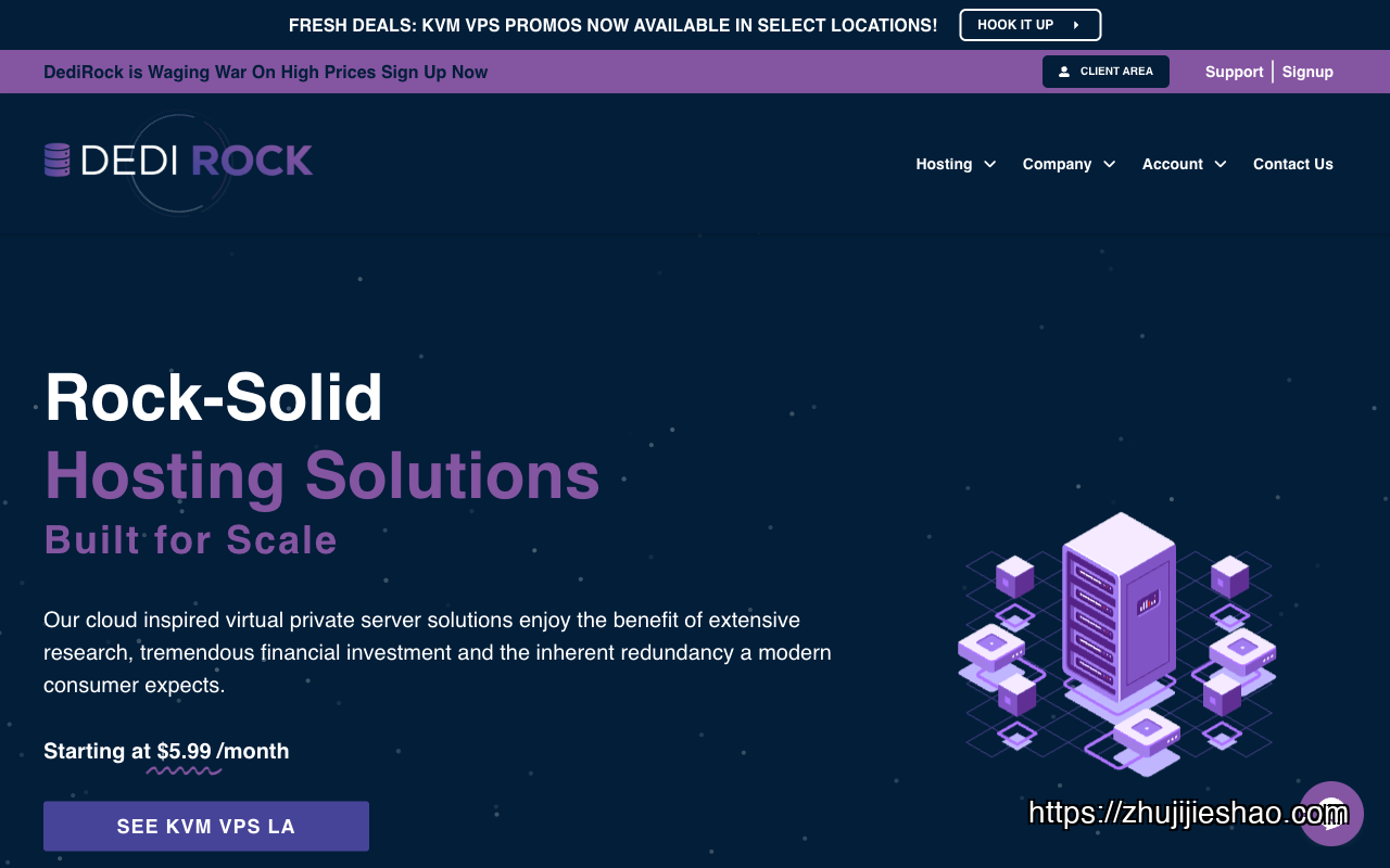 dedirock homepage